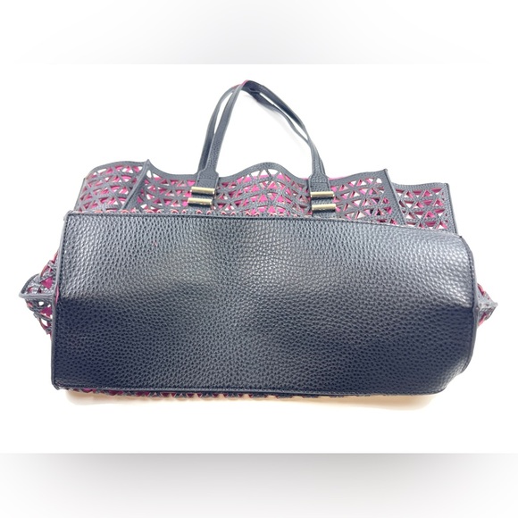 Women’s Black & Pink Triangle Cut Out Tote - Picture 4 of 7
